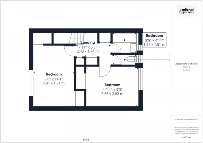 Floorplan for 13 Carmarthen Close, GU14